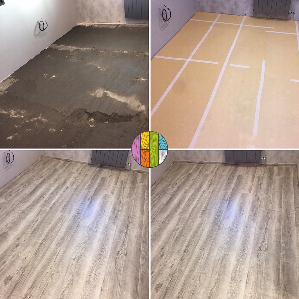 Монтаж ламината